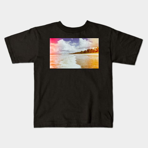 Pristine Brazilian Beach Shot on Film Kids T-Shirt by visualspectrum